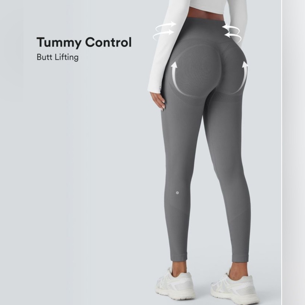 HALARA Seamless Flow High Waisted Tummy Control Butt Lifting Yoga Leggings